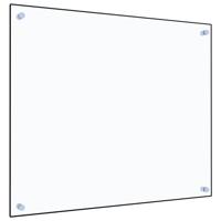 VidaXL Spatscherm keuken 70x60 cm gehard glas transparant - thumbnail