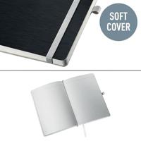 Leitz 44871094 Notitieboek Gelinieerd Satijn-zwart Aantal paginas: 80 DIN A5 - thumbnail