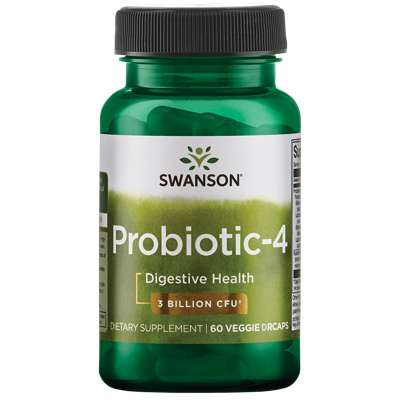 Probiotics Probiotic-4 | Swanson | 60ct Probiotics Probiotic-4 | Swanson | 60ct