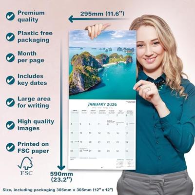 Tropische Eilanden Kalender 2026