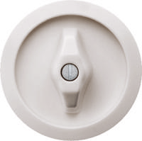 Berker serie 1930/glasserie/palazzo knop voor schakelaar polarwit - thumbnail