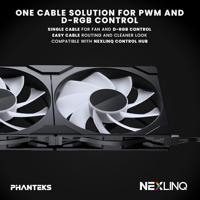 Phanteks PH-F140M25R_G2_DWT01 PC-ventilator Zwart - thumbnail