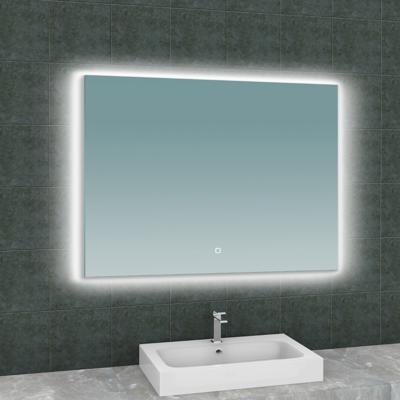 Wiesbaden Soul spiegel rechthoek met LED, dimbaar en spiegelverwarming 100 x 80 cm Wiesbaden Soul spiegel rechthoek met LED, dimbaar en spiegelverwarming 100 x 80 cm