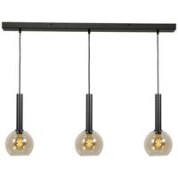 Masterlight Zwarte eettafel hanglampBella 3-lichts - 2981-05-05-100-3-20 - thumbnail