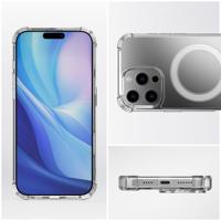 4Smarts Hybrid Case Ibiza Backcover Apple iPhone 16 Pro Max Transparant Inductieve lading - thumbnail