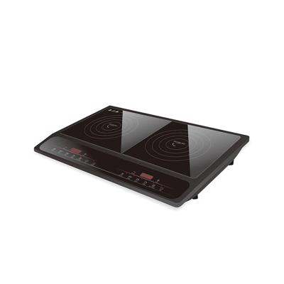 Michelino inductiekookplaatset - 2 kookpitten - 3500W - Zwart Michelino inductiekookplaatset - 2 kookpitten - 3500W - Zwart