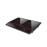 Michelino inductiekookplaatset - 2 kookpitten - 3500W - Zwart - thumbnail