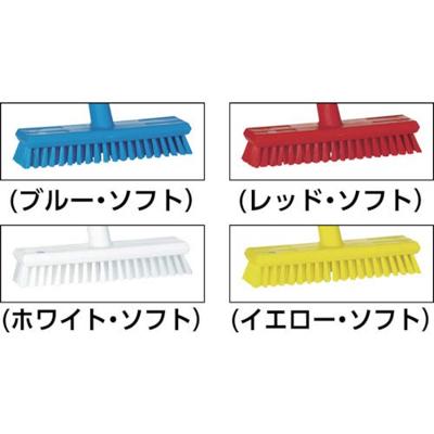 Vikan Vloerschrobber hard met waterdoorlaat 65x270 blauw