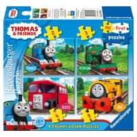 Ravensburger Mijn Eerste Puzzel Thomas & Friends - 2 + 3 + 4 + 5 Stukjes - thumbnail
