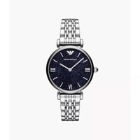 Emporio Armani quartz blauwe wijzerplaat dameshorloge AR11091 - thumbnail