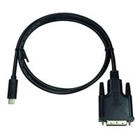 LogiLink UA0331 - USB-C (3.2 Gen1) naar DVI-D (24+1) aansluitkabel, FHD 1080p/60 Hz, 1,8 m zwart - thumbnail