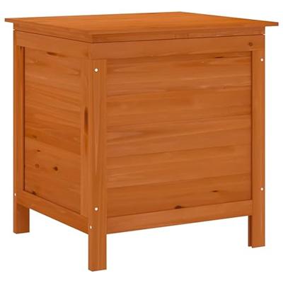 Tuinbox 50x49x56,5 cm massief vurenhout bruin - thumbnail