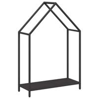 Brandhoutrek 60x25x90 cm koudgewalst staal zwart - thumbnail