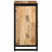 Dressoir 55x35x70 cm massief ruw mangohout - thumbnail