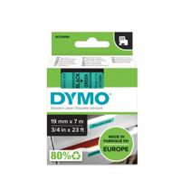 Dymo D1 Printlint 19 mm x 7 m zwart op groen 45809 - thumbnail