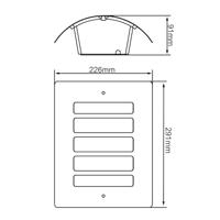 Brilliant Todd 47682/63 Buitenlamp (wand) E27 60 W Antraciet - thumbnail