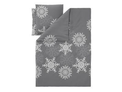 LIVARNO Fleece dekbedovertrek 240 x 220 cm (Sneeuwvlokken)