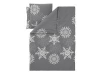LIVARNO Fleece dekbedovertrek 240 x 220 cm (Sneeuwvlokken) - thumbnail