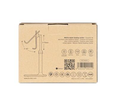 Mobiel- of tabletondersteuning DCU Ajustable Zwart