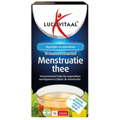 Lucovitaal Menstruatie vrouwenmantel thee 20 Zakjes