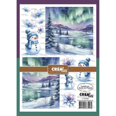 Crealies • knipvel winter h 8 vellen