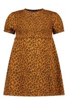 Moodstreet Meisjes tuniek AOP luipaard - Toffee - thumbnail