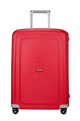 Samsonite S&apos;cure Spinner 69cm CRIMSON RED