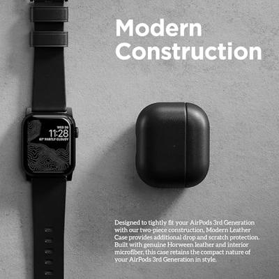 Nomad Modern lederen hoesje AirPods (3rd gen) - Black