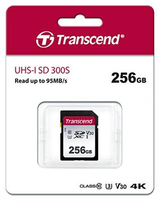 Transcend Premium 300S SDXC-kaart 256 GB Class 10, UHS-I, UHS-Class 3, v30 Video Speed Class Transcend Premium 300S SDXC-kaart 256 GB Class 10, UHS-I, UHS-Class 3, v30 Video Speed Class