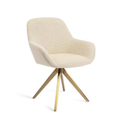 Jesper Home Kushi eetkamerstoel Trouty Tinge turn gold