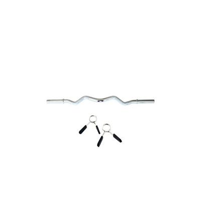 Z BICEPS BAR WITH COLLARS SPRING