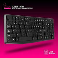 Toetsenbord en draadloze muis NGS NGSWIRELESSSETALLUREKIT Zwart - thumbnail