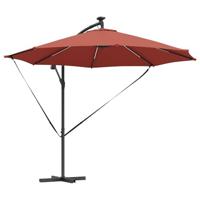 Cantilever Banana Parasol Terracotta 294 x 294 x 248 cm - thumbnail
