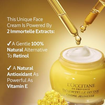 L&apos;Occitane Immortelle Divine Cream 50ml Verzorging tegen veroudering