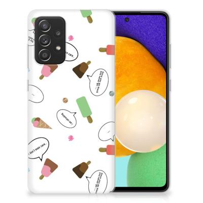 Samsung Galaxy A52 (5G/4G) | Siliconen Case | IJsjes