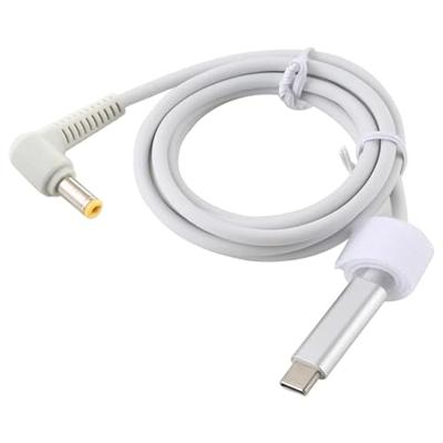 USB-C/type-C naar 5 5 x 2.5 mm laptop voeding oplaadkabel kabel lengte: ongeveer 1.5 m