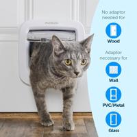 Petsafe kattenluik microchip wit - thumbnail