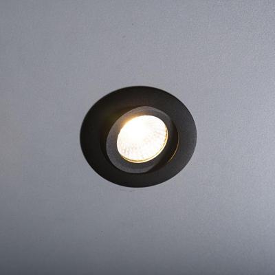 LED&apos;s Light Pro LED Inbouwspot Zwart - DimToWarm - Ø 68mm - Kantelbaar - Warm wit licht - CRI95- Dimbaar