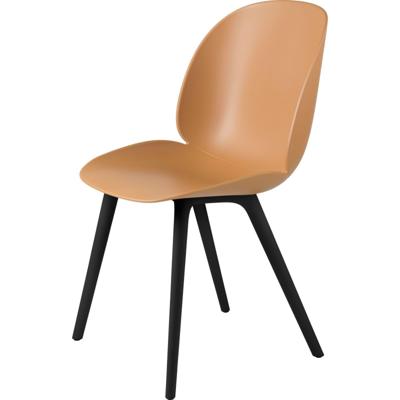 Gubi Beetle eetkamerstoel kunststof Amber Brown / Black