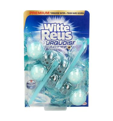 Witte Reus Toiletblok turquoise actief 2 Stuks Witte Reus Toiletblok turquoise actief 2 Stuks
