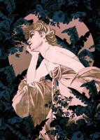 Komar Heritage Fotobehang Songes Bleu - HX4-019 - thumbnail