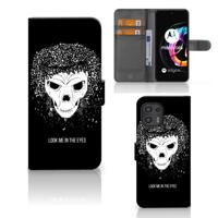 Telefoonhoesje met Naam Motorola Edge 20 Lite Skull Hair - thumbnail