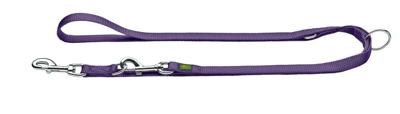 HUNTER Verstelbare leiband van zacht, gripvast nylon, klassiek, 2,5 x 200 cm, paars