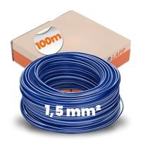 LAPP 4520921/100 Enkele ader H07V-K 1 x 1.5 mm² Donkerblauw-wit 100 m - thumbnail