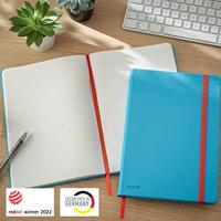 Leitz Cosy notitieboek met harde kaft, voor ft B5, gelijnd, blauw - thumbnail