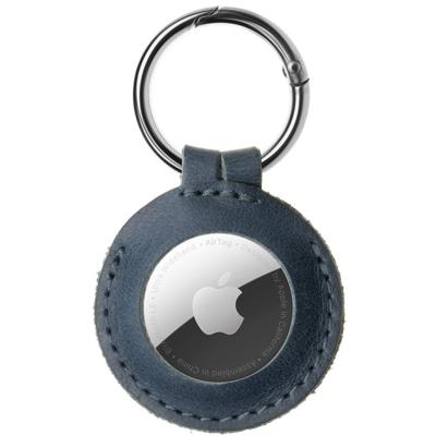 FIXED Leather Case for AirTag blue