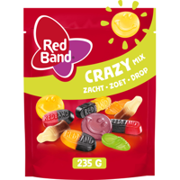 Red Band Crazy Mix Zacht Zoet Drop 235 g bij Jumbo - thumbnail