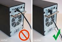 goobay Patchkabel Cat 5e 90° F/UTP 0,5m - thumbnail