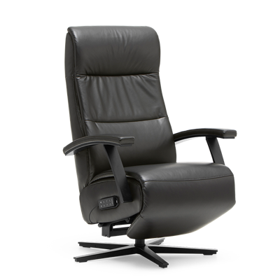 Sta-op Stoel S-100 Zwart Leer