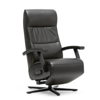 Sta-op Stoel S-100 Zwart Leer - thumbnail